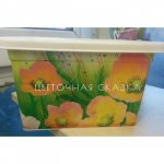 Кашпо прямоугольное маки