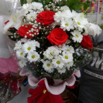 Разноцветная роза от интернет-магазина «Цветочная сказка»в Петропавловске-Камчатском